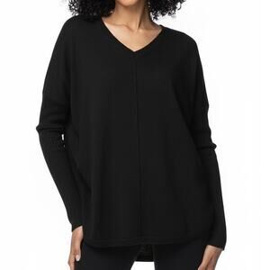 Subtle Luxury 100% Cashmere Nelly Tunic Sweater S M Minimalist Quiet Luxury Luxe